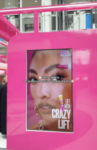 nyx baddie brow lab toronto pop up faye Smith agency